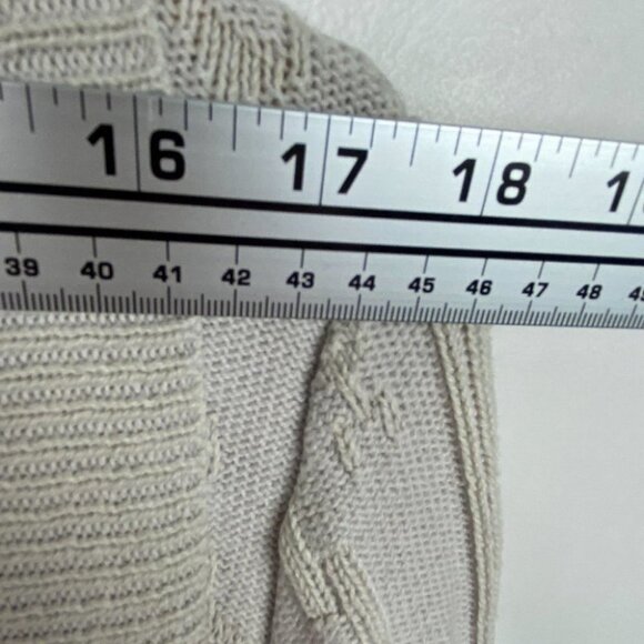 Urban Outfitters Open Front Knit Cardigan Sweater Beige Tan Size Medium Boho M - Picture 9 of 14